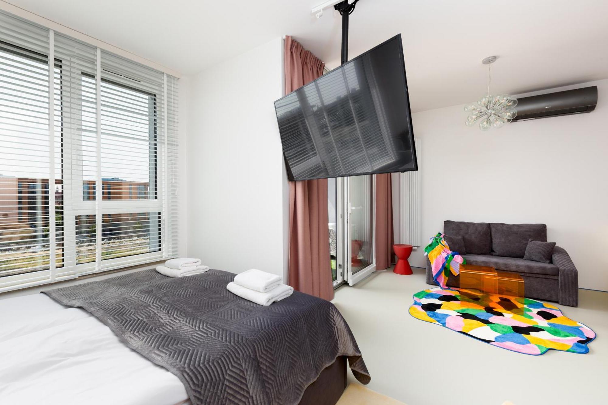 Chlebova - Riverside View Terrace, Free Parking, Gym & Kidsplay By Downtown Apartments Γκντανσκ Δωμάτιο φωτογραφία