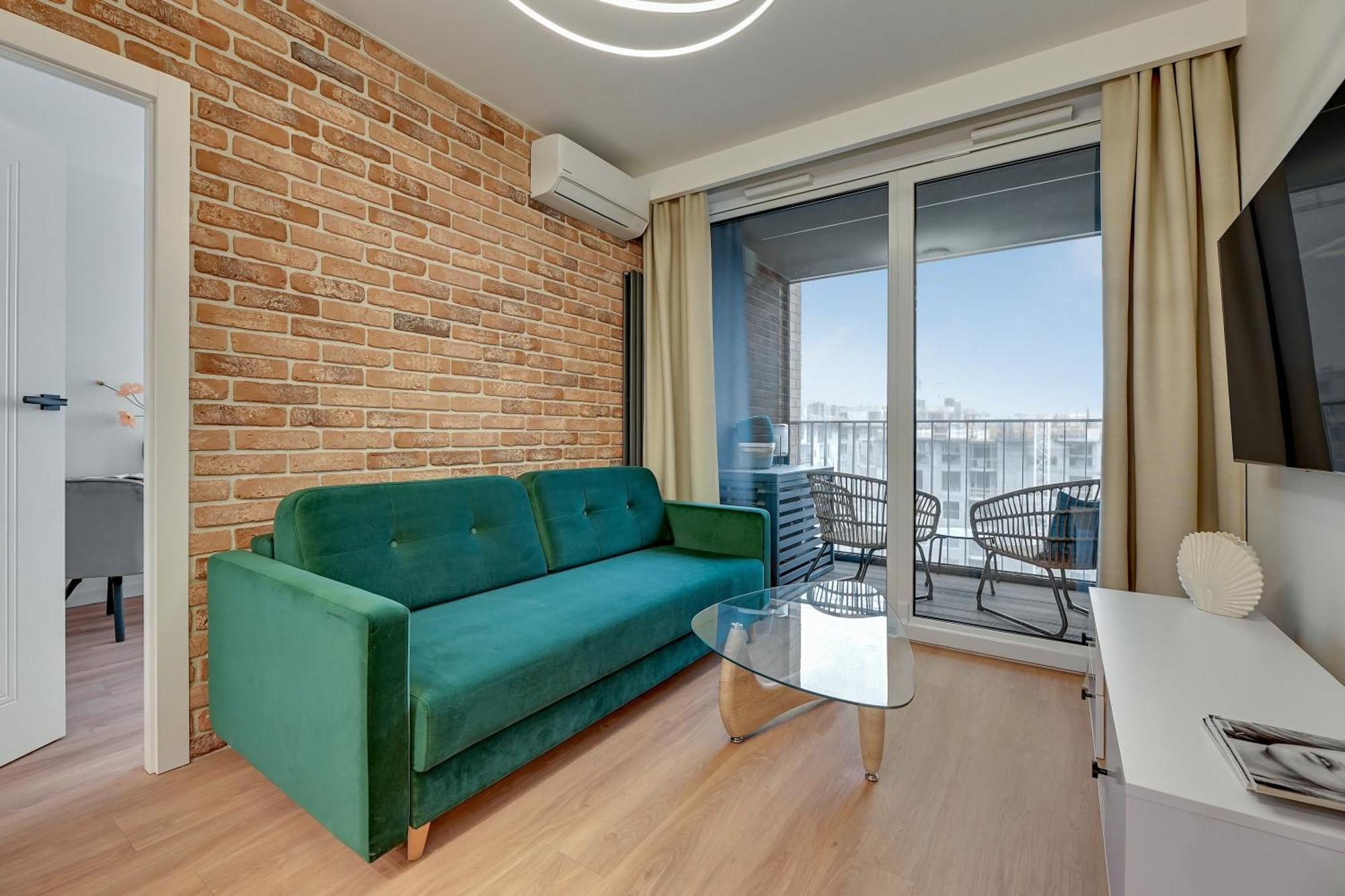 Chlebova - Riverside View Terrace, Free Parking, Gym & Kidsplay By Downtown Apartments Γκντανσκ Εξωτερικό φωτογραφία